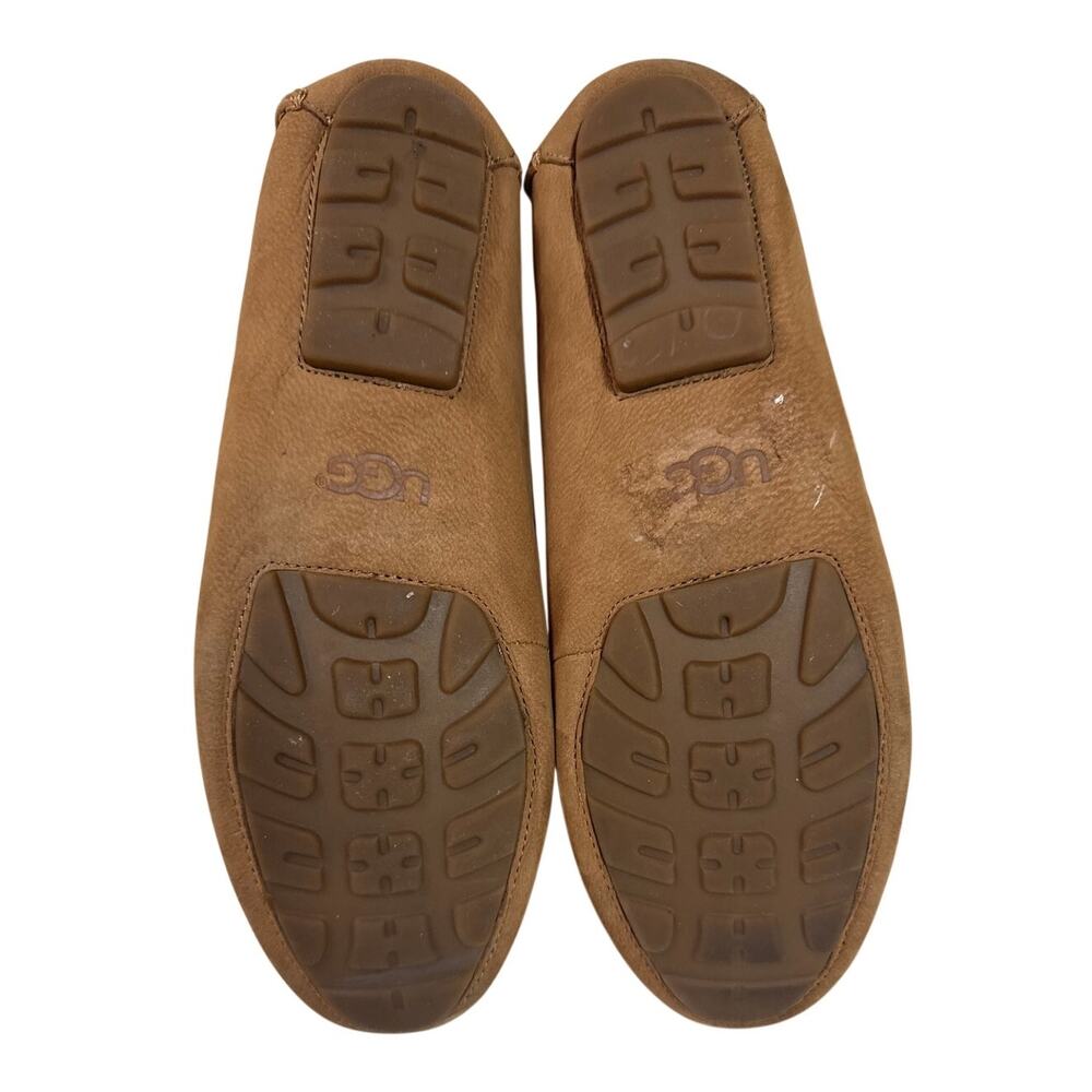 UGG Milana II Driving Loafers Chestnut Brown Suede Size 9 Imperfect Moccasins - Picture 6 of 8